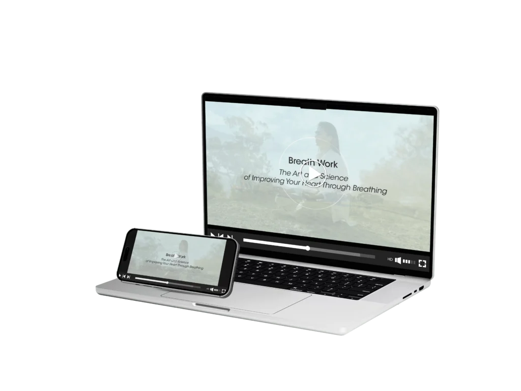 A mockup related to breathwork videos